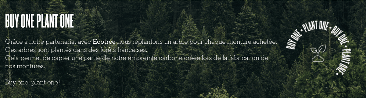 Lunettes en bois de fabrication française
